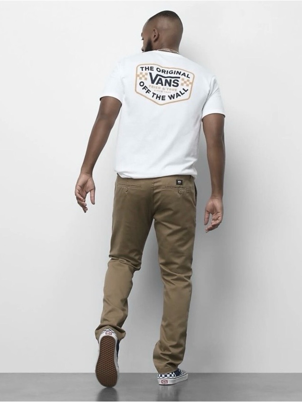 Vans Gray / Tan Authentic Chino slim fit Pants